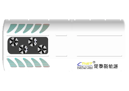 CTNET-EVAC-10 electric bus rooftop air conditioner